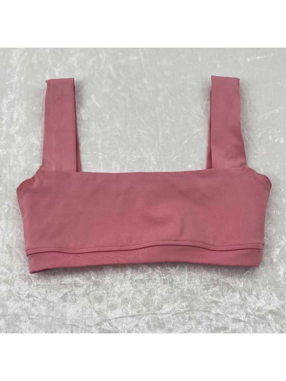 Héros Active Pink Sports Bra  Square xsmall Neck Wide Straps High Quality